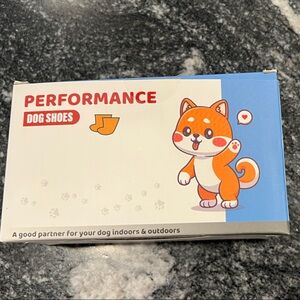 Performance Dog Shoes with Cute Cartoon Design